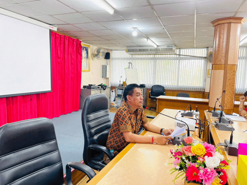 เทศบาลตำบลฉวาง ประชุมการปฏิบัติงานด้านต่างๆ ประจำเดือน