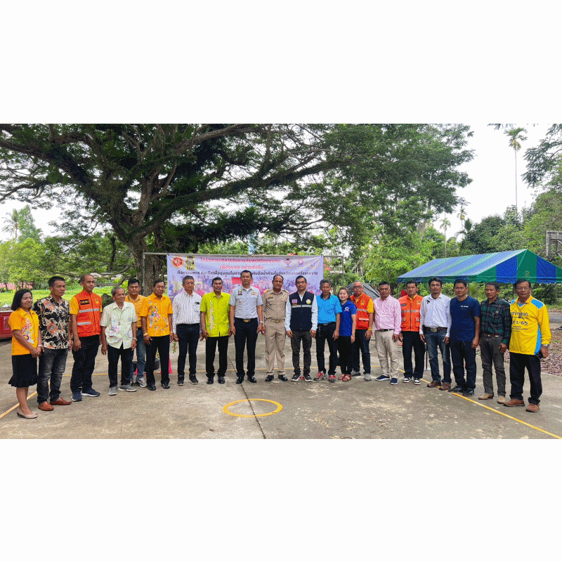 เทศบาลตำบลฉวาง เข้าร่วมพิธีเปิดการการอบรมการต่อเรือเพื่อชุมชนในการเตรียมรับมือน้ำท่วมจังหวัดนครศรีธรรมราช