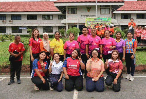 เทศบาลตำบลฉวาง ร่วมกิจกรรมรวมพลคนรักษ์สุขภาพ อำเภอฉวาง