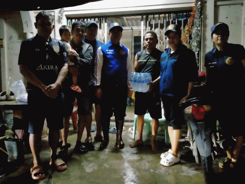 เทศบาลตำบลฉวาง ลงพื้นที่บ้านผู้ประสบภัยน้ำท่วม