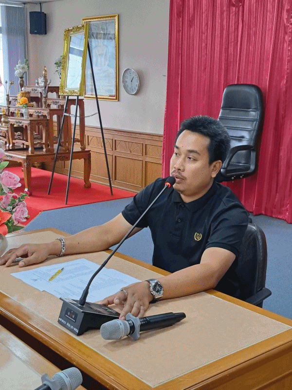 เทศบาลตำบลฉวาง ประชุมการปฏิบัติงานด้านต่างๆ ประจำเดือน