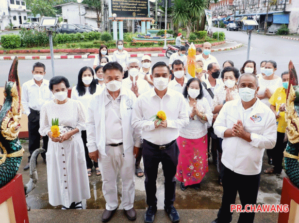 เทศบาลตำบลฉวาง ถวายเทียนพรรษา เนื่องในวันอาสาฬหบูชาและวันเข้าพรรษา 2565