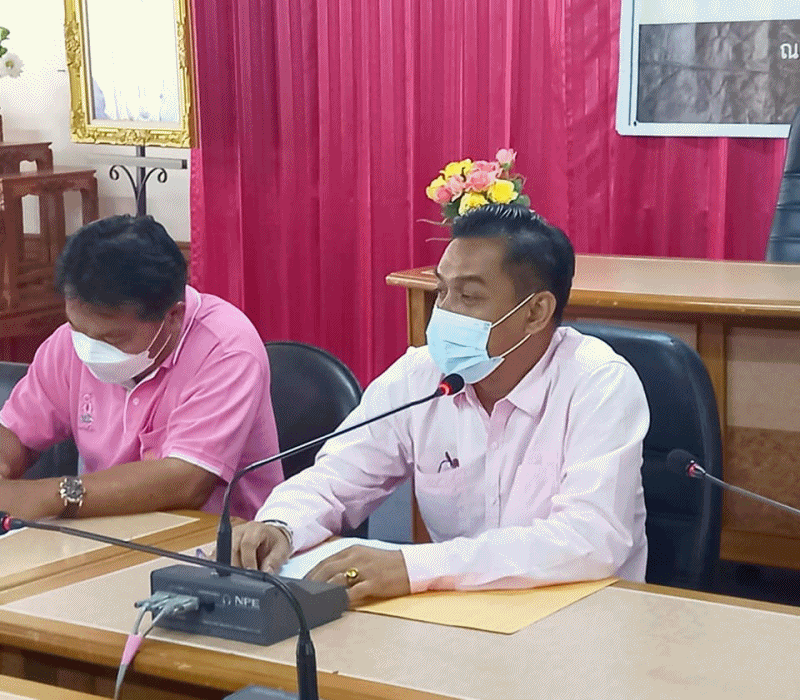 เทศบาลตำบลฉวาง ประชุมผลการปฏิบัติงาน