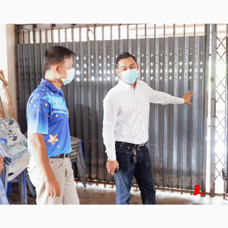 เทศบาลตำบลฉวาง เตรียมความพร้อมพื้นที่ศูนย์ดูแล Covid-19 ชุมชน (COVID CARE CENTER) ณ ศาลาพ่อท่านคล้ายวาจาสิทธิ์