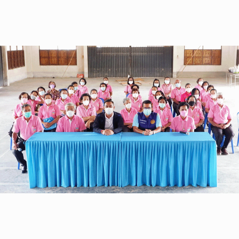 เทศบาลตำบลฉวาง เข้าร่วมการประชุมประจำเดือนชมรมผู้สูงอายุ เทศบาลตำบลฉวาง