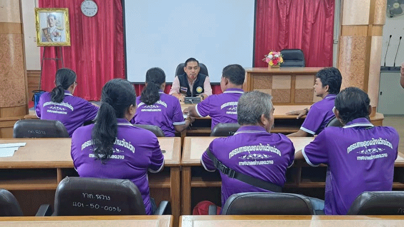 เทศบาลตำบลฉวาง ดำเนินการประชุมคณะกรรมการชุมชน (ชุมชนบ้านวังม่วง , ชุมชนบ้านทุ่งลาด , ชุมชนบ้านคลองลุง , ชุมชนริมแม่น้ำตาปีและชุมชนตลาดสด)