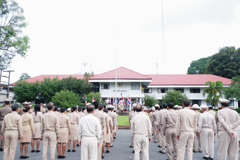 #เทศบาลตำบลฉวาง ร่วมกิจกรรมวันพระราชทานธงชาติไทย 28 กันยายน 2566