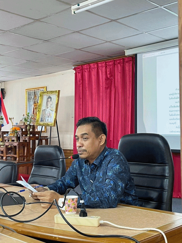 เทศบาลตำบลฉวาง ประชุมรับทราบรายงานการติดตามและประเมินผลแผนพัฒนาท้องถิ่น ประจำปี 2566
