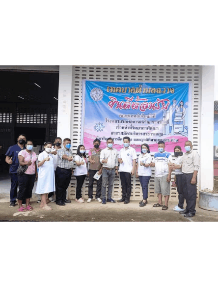 เทศบาลตำบลฉวางเตรียมความพร้อมสถานที่ฉีดวัคซีน "ซิโนฟาร์ม