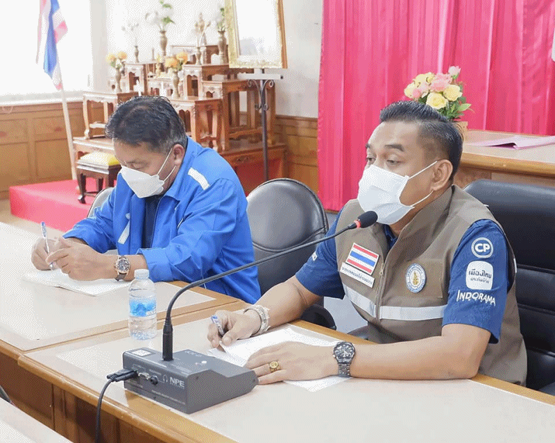 ประชุมการดำเนินการงานสารทเดือนสิบและงานลอยกระทง